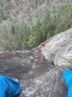 Look at us both in our synthetic pants (Category:  Rock Climbing)