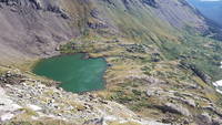 View of Upper South Colony Lake (Category:  Climbing)
