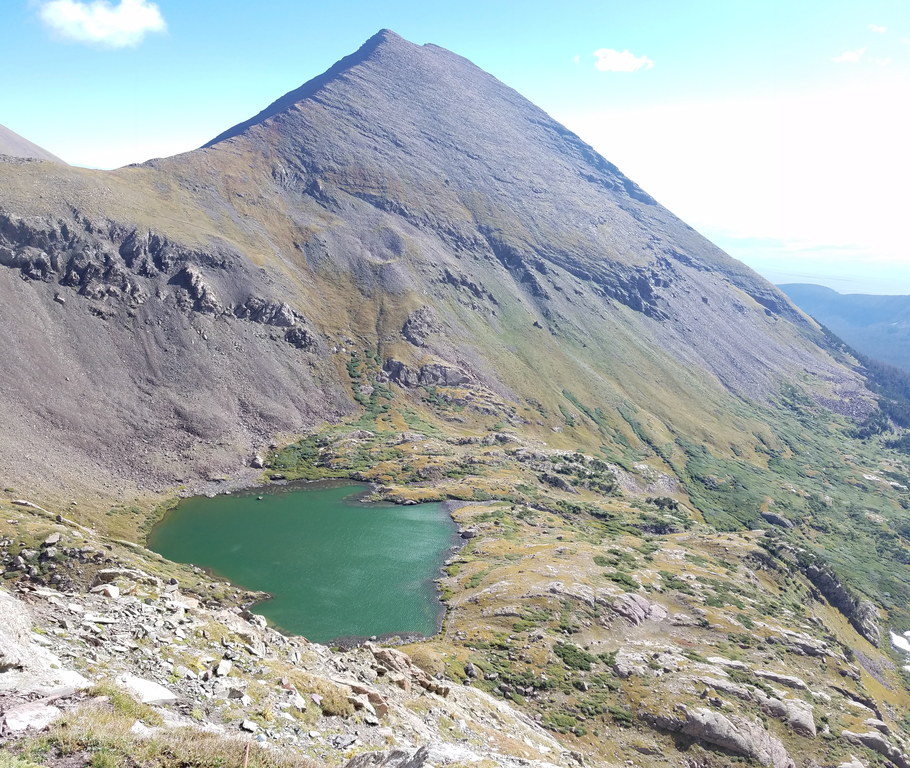 Upper South Colony Lake and Humbolt Peak (Category:  Climbing)