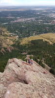 Party of four on the first flatiron (Category:  Climbing)
