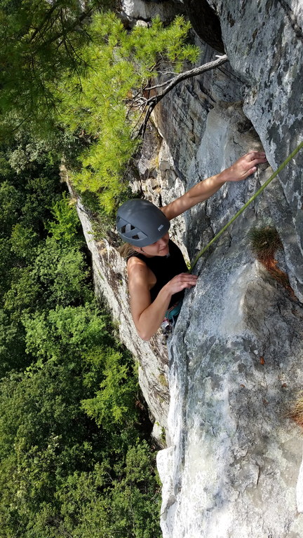 Emily on Modern Times (Category:  Climbing)